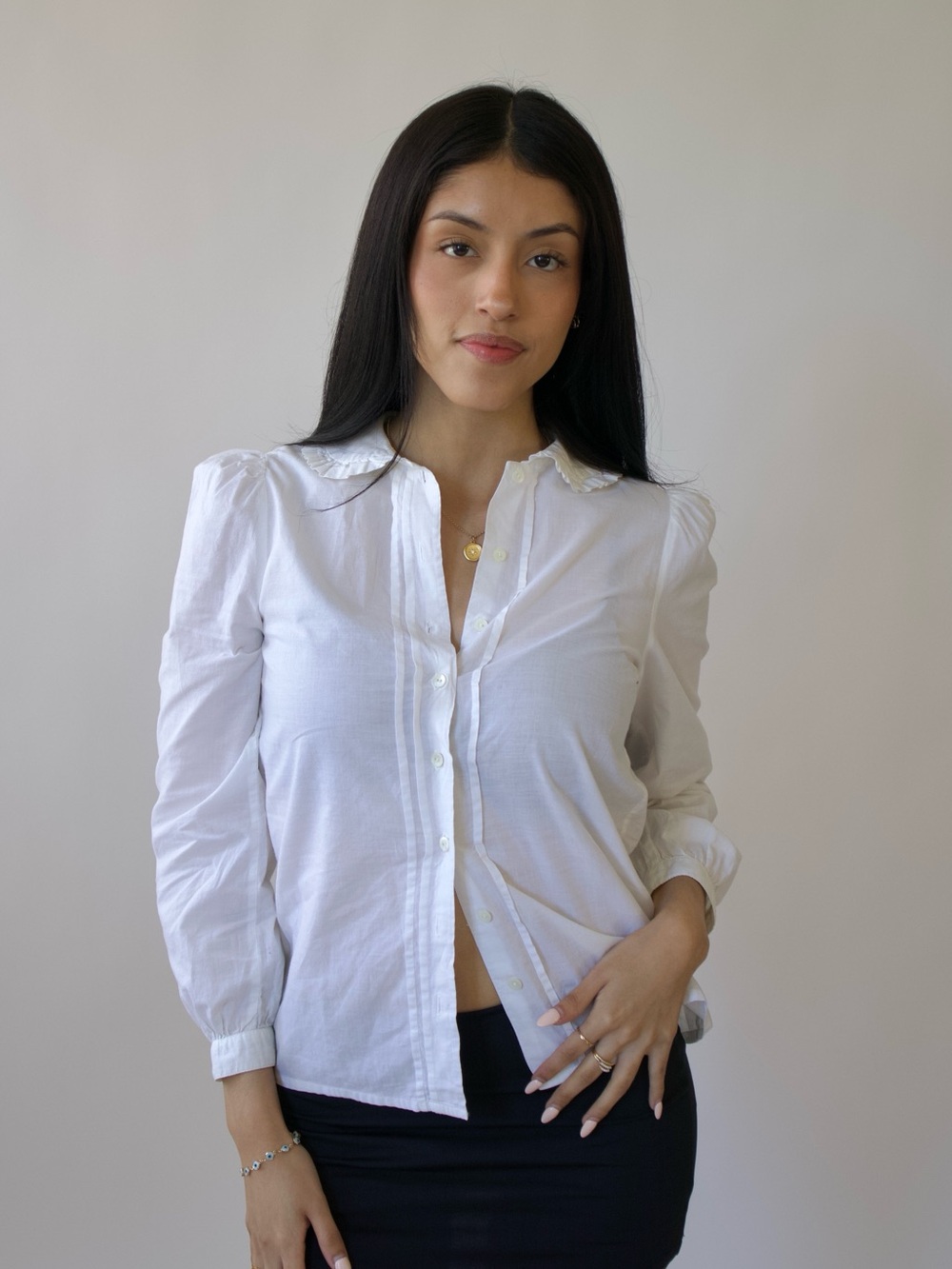 Laura Ashley white blouse